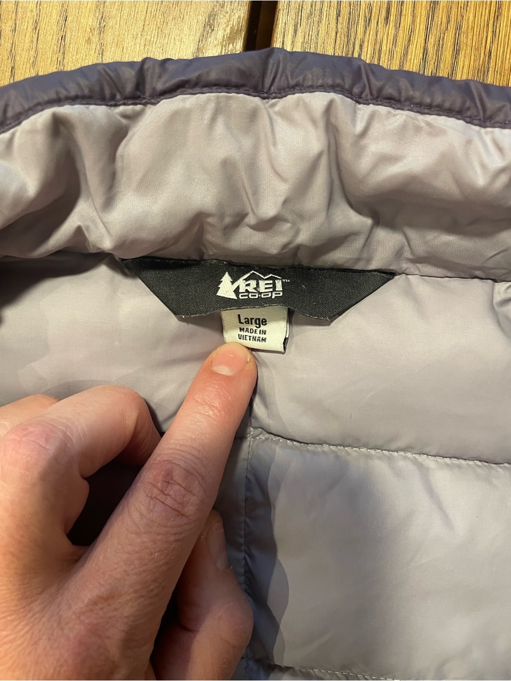 REI Co-op Quilted Lightweight Puffer Jacket - Purple - Picture 4 of 7
